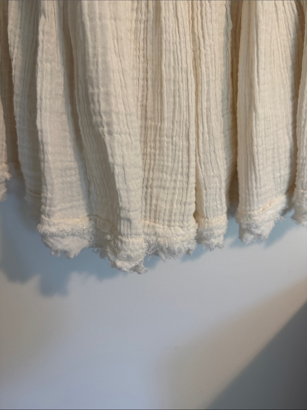 Free People Mystery Land Ivory Gauzy Tiered Boho Tunic Dress - Picture 4 of 6
